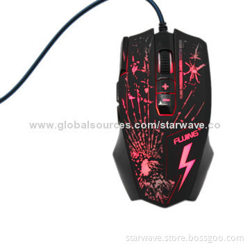 Optical FCC/CE Parts Game Mouse with LED Light